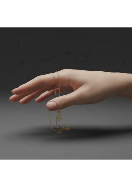 8 Ayar Altın Kolye Ucu D&r GM11039 1 gr fiyatları