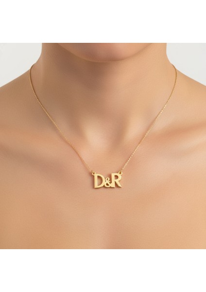 8 Ayar Altın Kolye Ucu D&r GM11049 1 gr