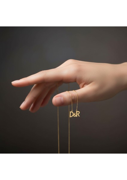 8 Ayar Altın Kolye Ucu D&r GM11049 1 gr fiyatları