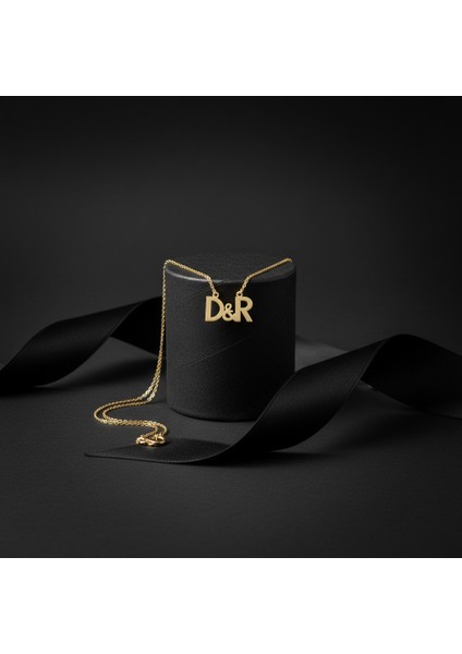 8 Ayar Altın Kolye Ucu D&r GM11049 1 gr modelleri