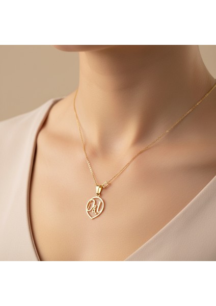 8 Ayar Altın Kolye Ucu D&u GM11075 1 gr