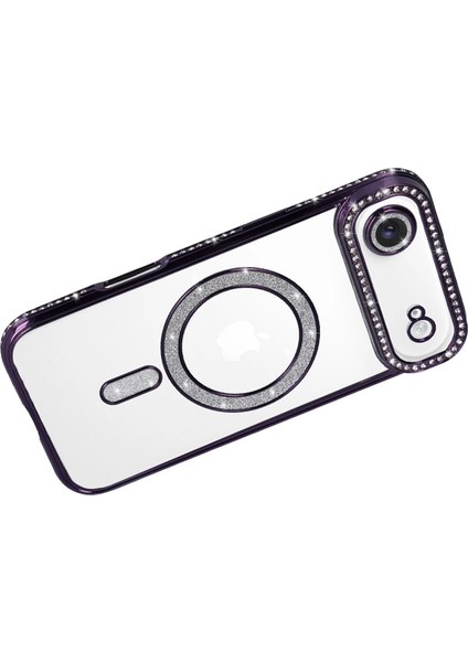 Apple Iphone 17 Air Joke Simli Magneticsafe Kılıf - Derin Mor fırsatları