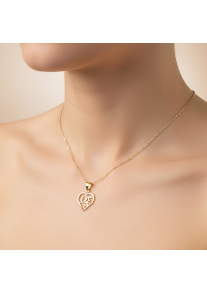 14 Ayar Altın Kolye Ucu E&l GM11220 1 gr