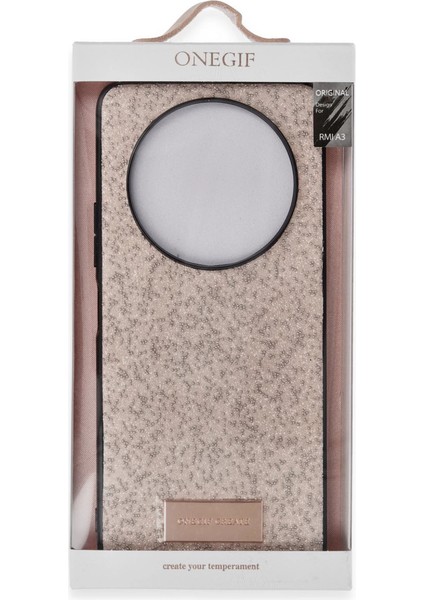 Onegif Xiaomi Redmi A3 4g Bright Simli Kapak - Gold modelleri