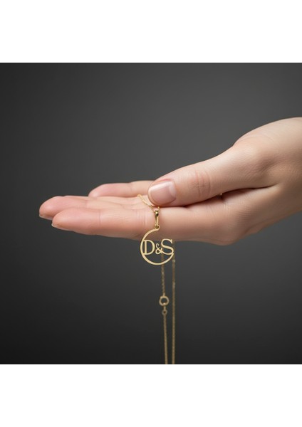 14 Ayar Altın Kolye Ucu D&s GM11057 1 gr fiyatları