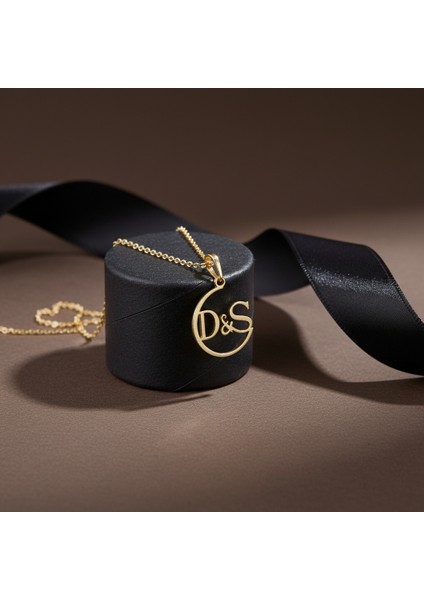 14 Ayar Altın Kolye Ucu D&s GM11057 1 gr modelleri