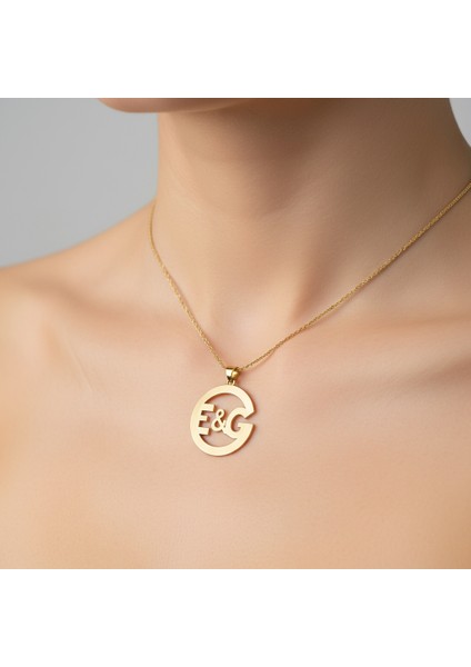 8 Ayar Altın Kolye Ucu E&g GM11159 1 gr