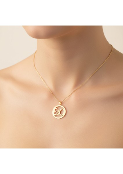 8 Ayar Altın Kolye Ucu E&o GM11253 1 gr