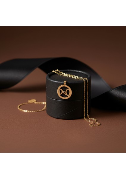 8 Ayar Altın Kolye Ucu D&q GM11034 0.5 gr modelleri