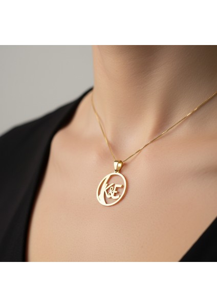 14 Ayar Altın Kolye Ucu E&k GM11202 1 gr