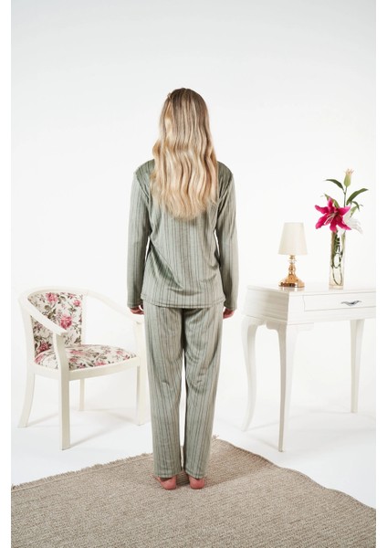 Estiva 25364 Gömlek Yaka Kadife Pijama Takımı fiyatları