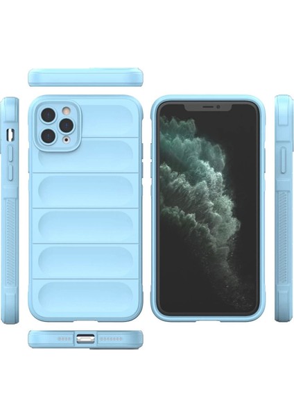 Iphone 11 Pro Max Kılıf Optimum Silikon - Sky Blue modelleri