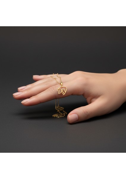 8 Ayar Altın Kolye Ucu D&y GM11129 1 gr fiyatları