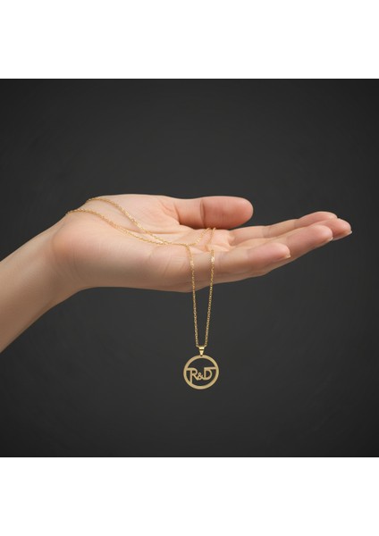 8 Ayar Altın Kolye Ucu D&r GM11046 1 gr fiyatları