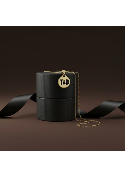 8 Ayar Altın Kolye Ucu D&t GM11073 1 gr modelleri