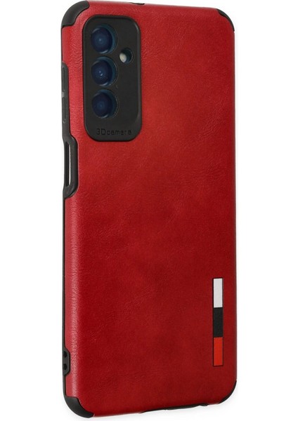 Samsung Galaxy M13 Kılıf Loop Deri Silikon - Kırmızı modelleri