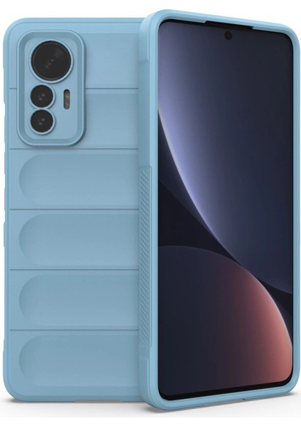 Xiaomi Mi 12 Lite Kılıf Optimum Silikon - Sky Blue