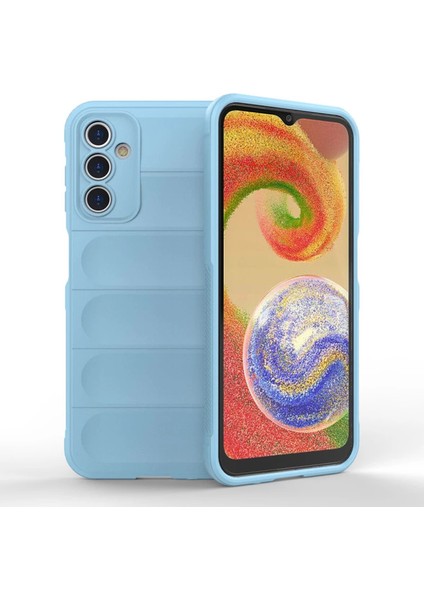 Samsung Galaxy A14 4g Kılıf Optimum Silikon - Sky Blue