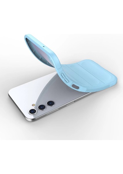 Samsung Galaxy A14 4g Kılıf Optimum Silikon - Sky Blue fırsatları