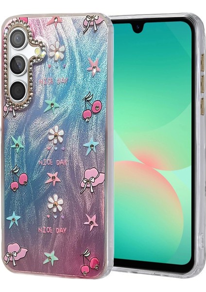 Samsung Galaxy A26 Kılıf Blade Aynalı Desenli Kapak - Desen 4