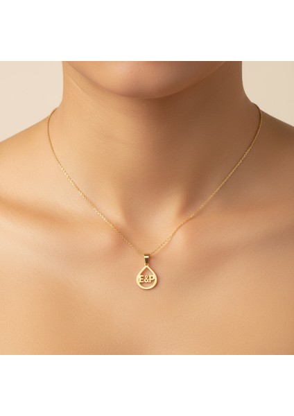 8 Ayar Altın Kolye Ucu E&p GM11267 1 gr