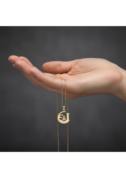 8 Ayar Altın Kolye Ucu E&ı GM11192 0.5 gr fiyatları