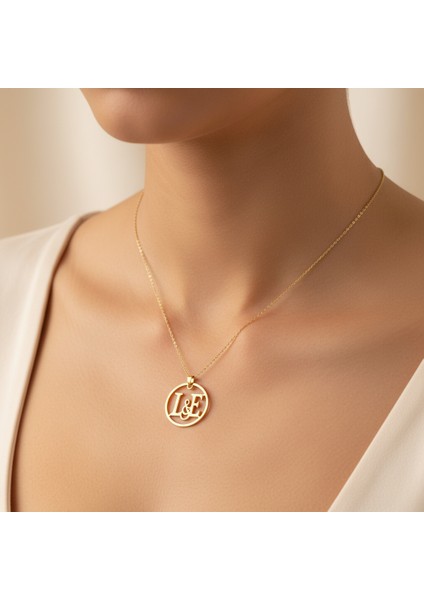 8 Ayar Altın Kolye Ucu E&l GM11225 0.5 gr