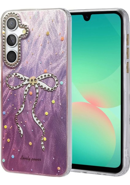 Samsung Galaxy A26 Kılıf Blade Aynalı Desenli Kapak - Desen 1