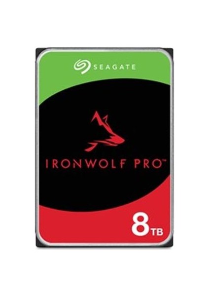 8 Tb Seagate 3.5 Ironwolf Pro Sata3 7200RPM 256MB ST8000NT001 (5 Yıl Resmı Dıst Garantılı)