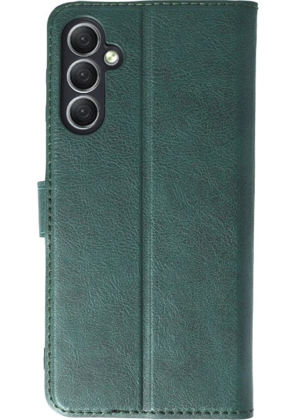 Samsung Galaxy A24 4g Kılıf Trend S Plus Kapaklı Kılıf - Yeşil modelleri