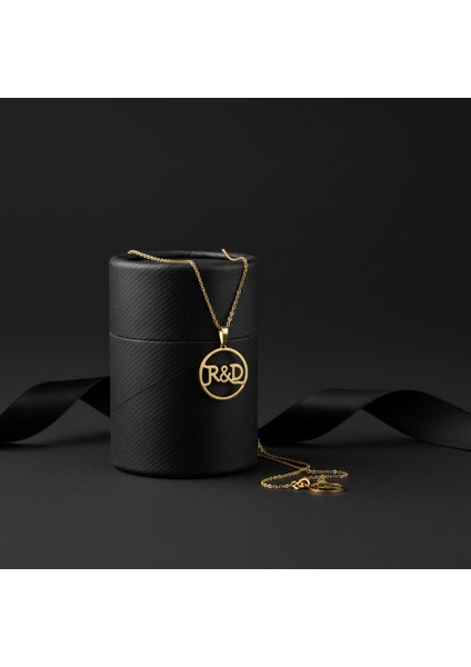 8 Ayar Altın Kolye Ucu D&r GM11036 1 gr modelleri