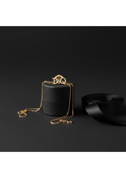 8 Ayar Altın Kolye Ucu D&q GM11027 0.5 gr modelleri