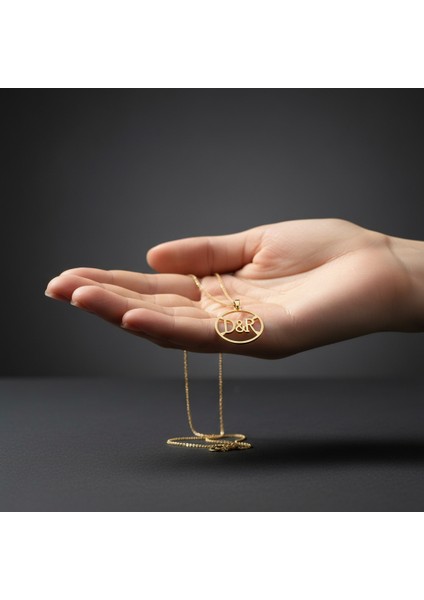 8 Ayar Altın Kolye Ucu D&r GM11045 1 gr fiyatları