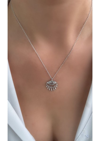 Sılver Göz Kolye