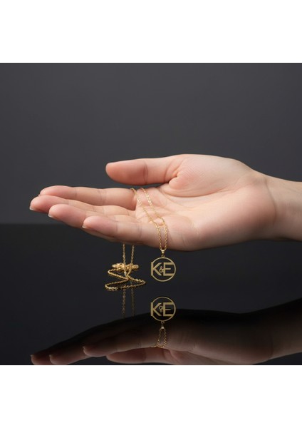 8 Ayar Altın Kolye Ucu E&k GM11200 1 gr fiyatları