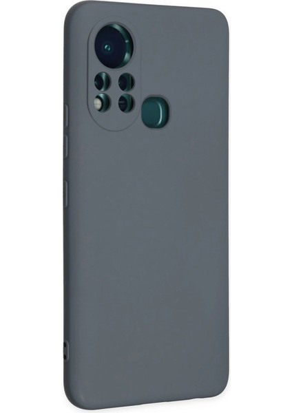 Infinix Hot 11S Kılıf Nano Içi Kadife Silikon - Gri fiyatları
