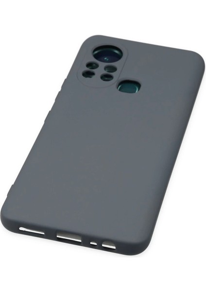 Infinix Hot 11S Kılıf Nano Içi Kadife Silikon - Gri fırsatları