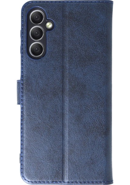 Samsung Galaxy A24 4g Kılıf Trend S Plus Kapaklı Kılıf - Lacivert modelleri