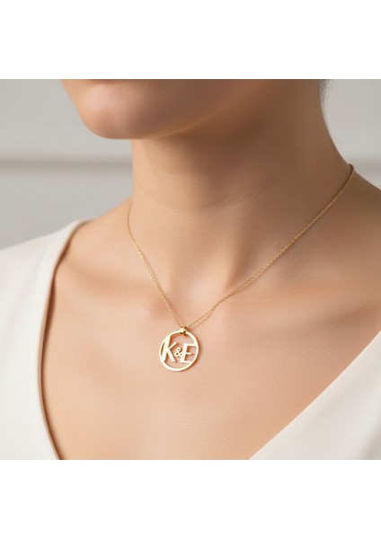 8 Ayar Altın Kolye Ucu E&k GM11203 1 gr