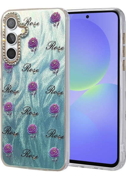 Samsung Galaxy A36 Kılıf Blade Aynalı Desenli Kapak - Desen 9