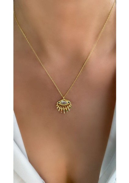 Gold Renk Göz Kolye