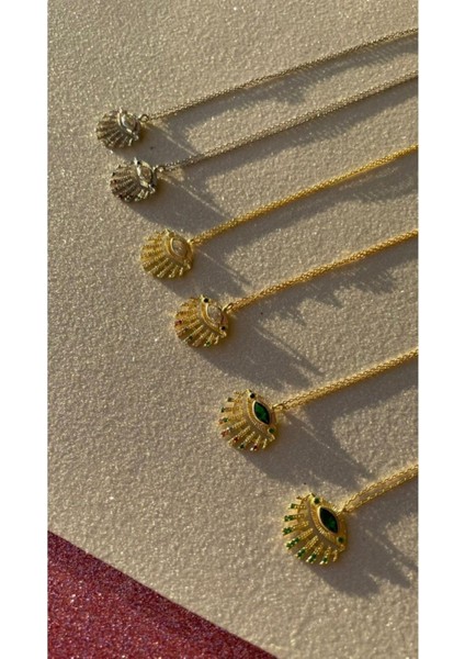 Gold Renk Göz Kolye modelleri