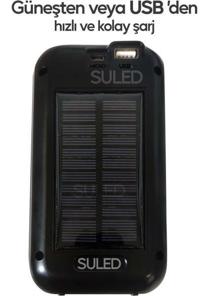 Güneş Panelli Handy Power Bank Fener Işıldak 32 Süper Smd Ledli El Feneri Ev Kamp Outdoor Aydınlatma fiyatları