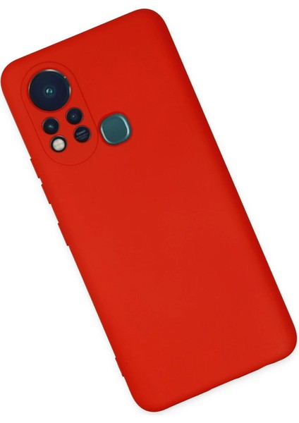 Infinix Hot 11S Kılıf Nano Içi Kadife Silikon - Kırmızı modelleri