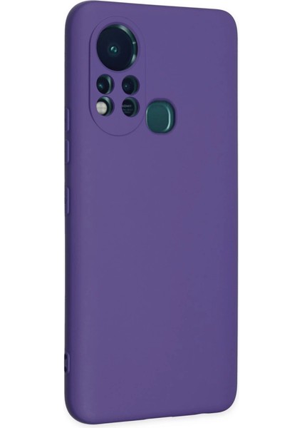 Infinix Hot 11S Kılıf Nano Içi Kadife Silikon - Mor fiyatları