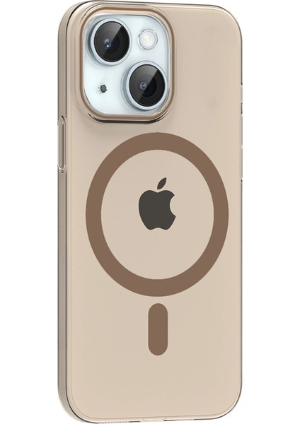 CPT05 Apple iPhone 14 Pc Blank Magsafe Kapak - Çöl Titanyum