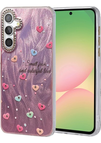 Samsung Galaxy A56 Kılıf Blade Aynalı Desenli Kapak - Desen 8