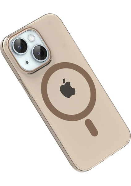 CPT05 Apple iPhone 14 Pc Blank Magsafe Kapak - Çöl Titanyum modelleri
