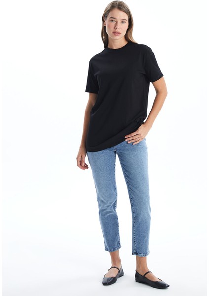 Yeni Sezon Mom Fit Kadın Jean Pantolon