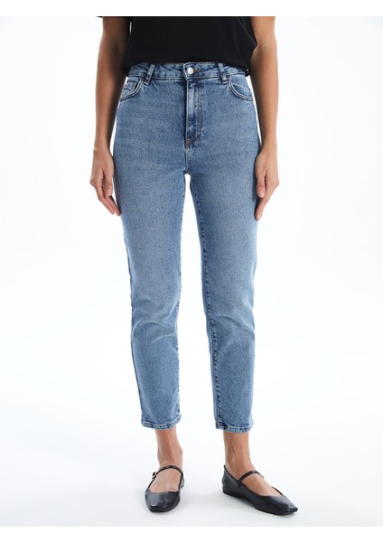 Yeni Sezon Mom Fit Kadın Jean Pantolon fiyatları